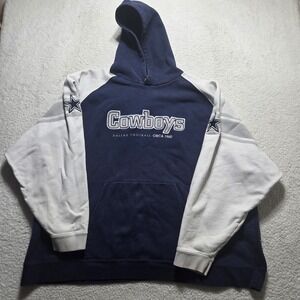 Vintage Dallas Cowboys Reebok Gridiron Classics Hoodie 3XL NFL Embroidered Stars